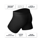 Shinesty The 009 Black Tuxedo Ball Hammock Pouch Underwear with Fly M