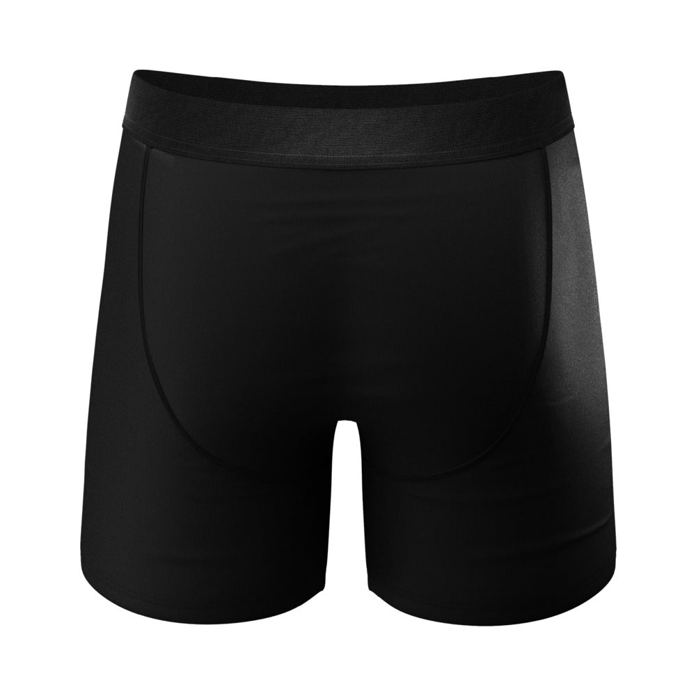 Shinesty The 009 Black Tuxedo Ball Hammock Pouch Underwear with Fly L