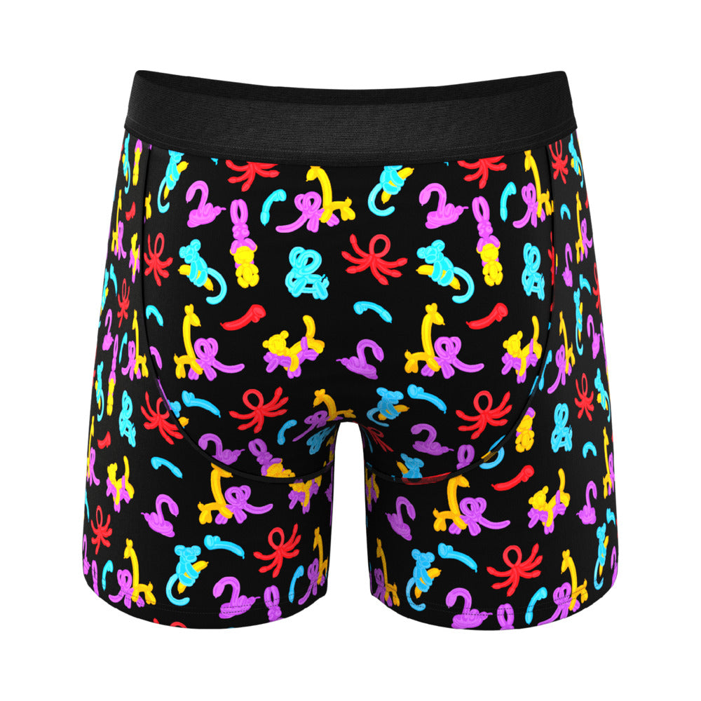 Shinesty The Knot Tonights Balloon Animal Ball Hammock Pouch Underwear with Fly M