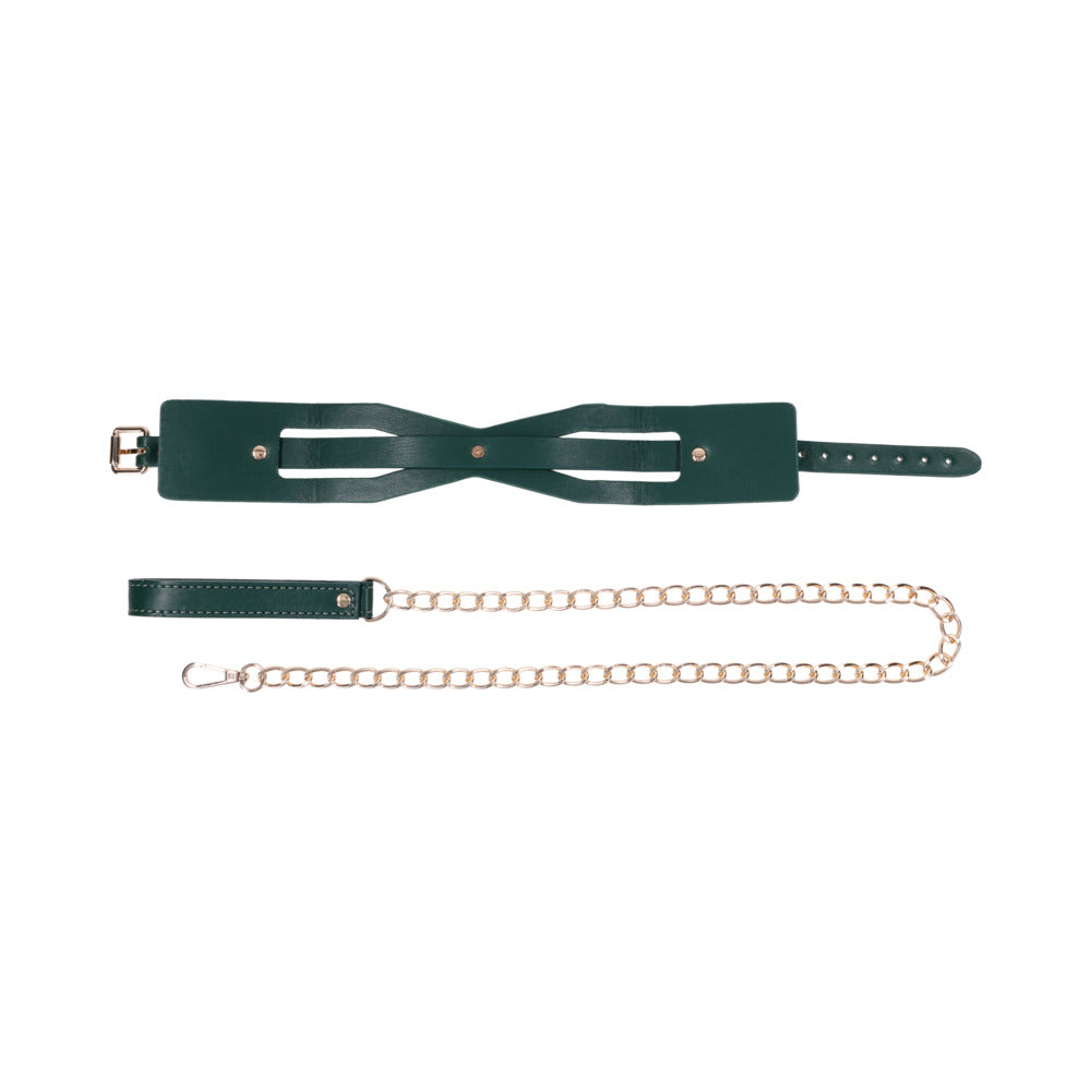 Sportsheets Sex & Mischief Indica Cutout Collar and Leash