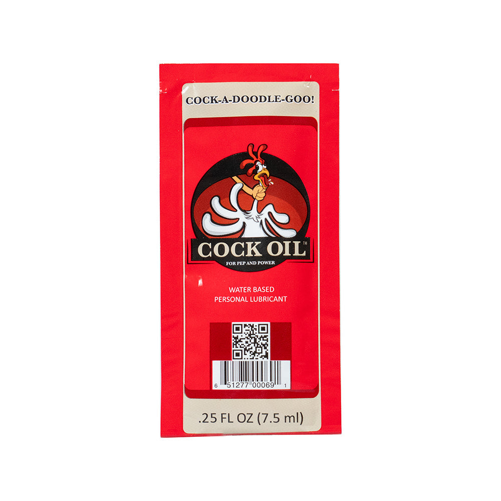 Cock Oil Branded Collector's Edition Drum with 25 Foil Packets