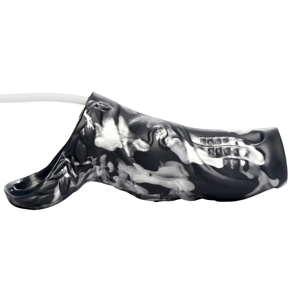 Creature Cocks Night Prowler Squirting Silicone Penis Enhancer Silver