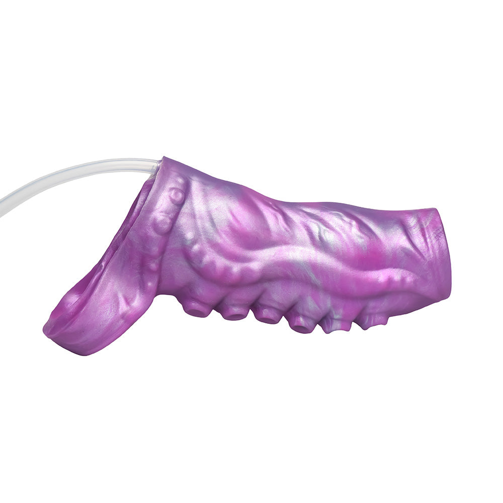 Creature Cocks Siphon Tentacle Squirting Silicone Penis Enhancer Purple