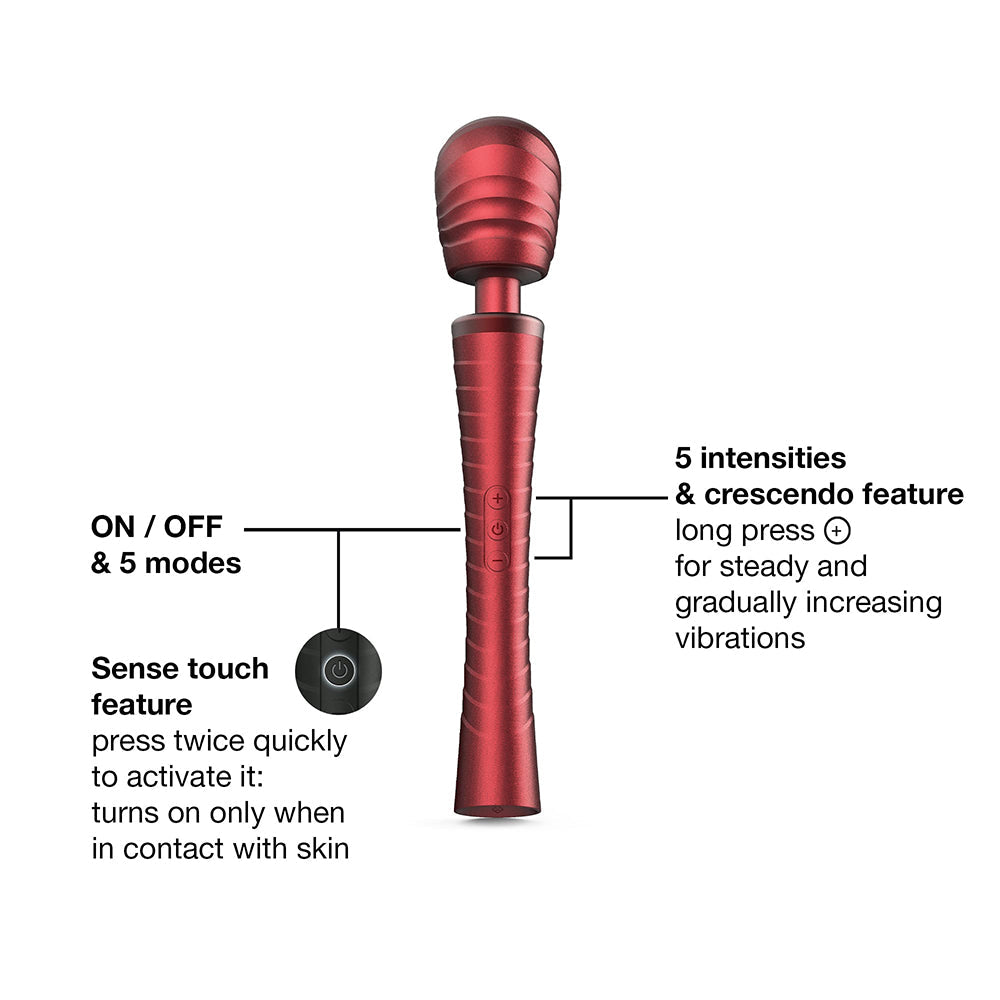 MAN WAN Edgy Velvet Red
