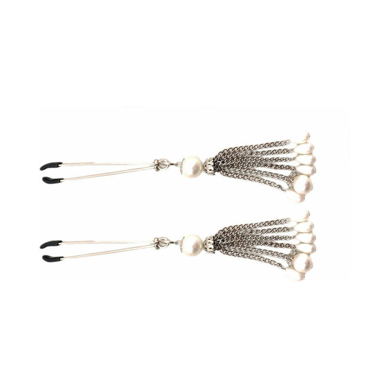 Bijoux de Nip Pearl Tassels Nipple Clamps