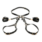 STRICT Bondage Harness with Bows Black XL-2XL