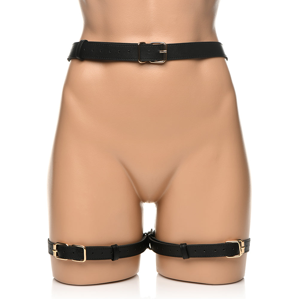 STRICT Bondage Harness with Bows Black XL-2XL