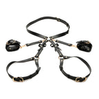 STRICT Bondage Harness with Bows Black M/L