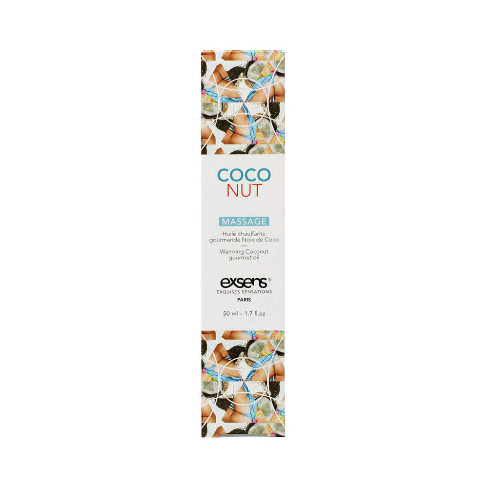 Exsens Warming Massage Oil Coconut 1.7 oz.