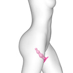 Strap-On-Me Dildo Plug Beads Large Raspberry
