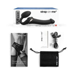 Strap-On-Me Multi Orgasm Bendable Strapless Strap-On Black Medium