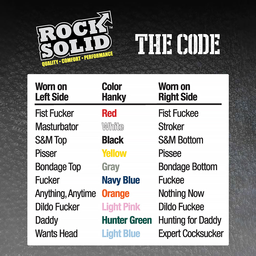 Rock Solid The Code Silicone C-Ring with Bandana Gray/Black